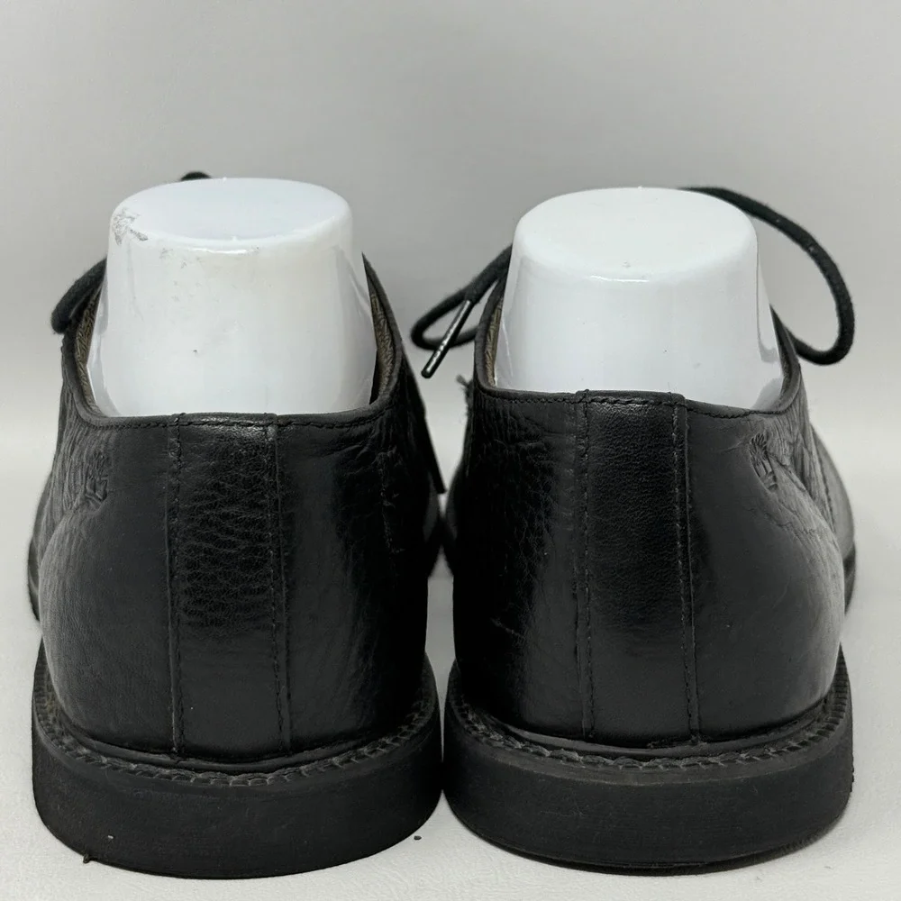Timberland Earthkeepers Mens 8.5 Black Leather Derby Shoes 5544A Business Casual